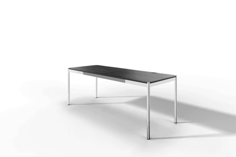 USM Haller Tisch Plus,Tiefe 750 mm, Oberfläche Holz furniert Produktbild