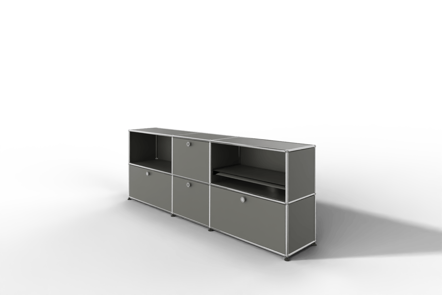 USM Haller Sideboard, 4 Klapptüren, 1 Ausziehtablar Produktbild