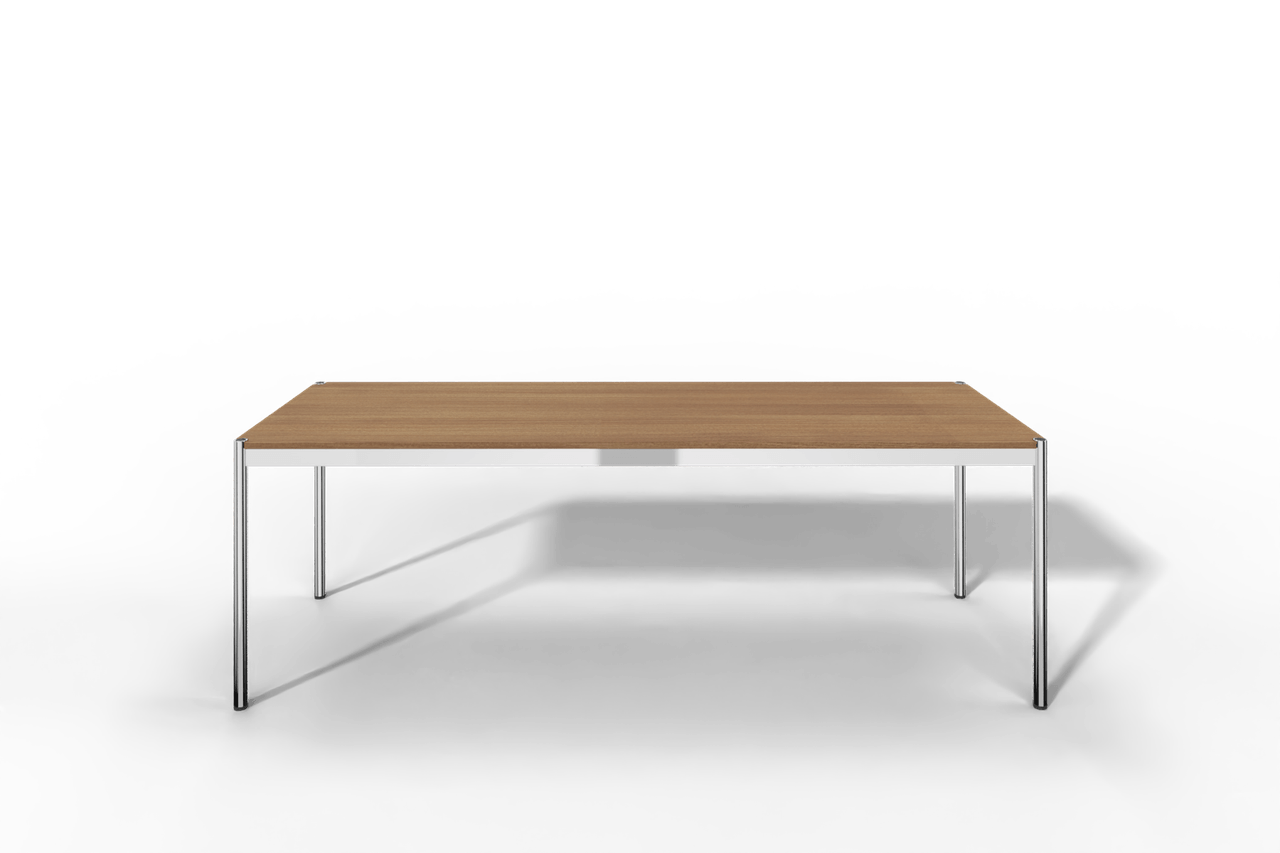 USM Haller Tisch, Tiefe 750 mm, Holz furniert, geölt / lackiert, Oberfläche wählbar, Länge wählbar Produktbild