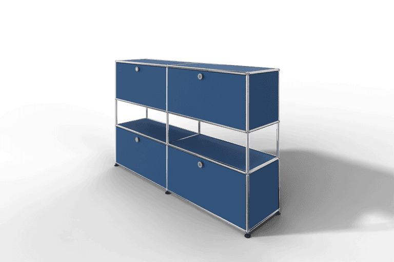 USM Haller Highboard mit 4 Klapptüren und offener Ebene Produktbild