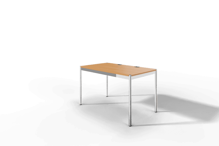 USM Haller Tisch Plus,Tiefe 750 mm, Oberfläche Holz furniert Produktbild