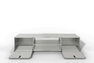 USM Haller TV-Lowboard mit Mittelteil und Zwischentablar Produktbild