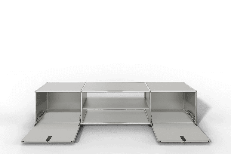 USM Haller TV-Lowboard mit Mittelteil und Zwischentablar Produktbild