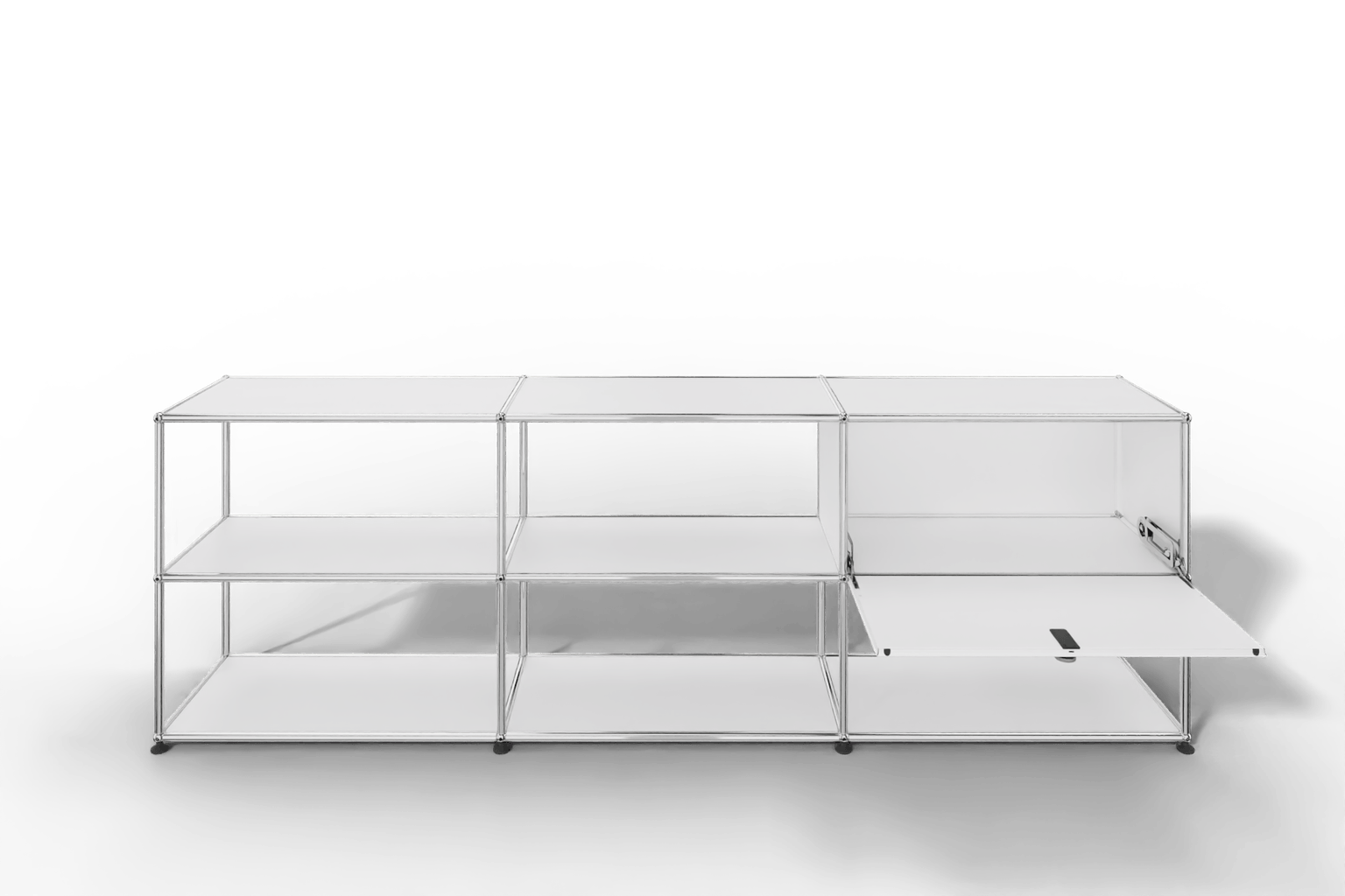 USM Haller Sideboard offen mit einer Klapptüre Produktbild