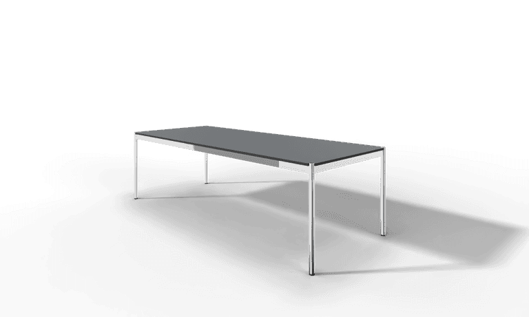 USM Haller Tisch, Tiefe 1000 mm, Linoleum beschichtet, aus 5 Farben wählbar, Tischlänge wählbar Produktbild