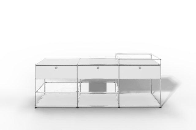 Sideboard mit 3 Klapptüren und offenen Fächern