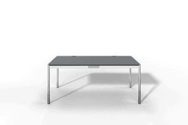 USM Haller Tisch Plus,Tiefe 750 mm, Oberfläche Linoleum Produktbild