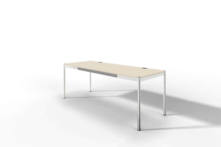 USM Haller Tisch Plus,Tiefe 750 mm, Oberfläche Holz furniert Produktbild