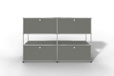 USM Haller Highboard mit 4 Klapptüren und offener Ebene Produktbild