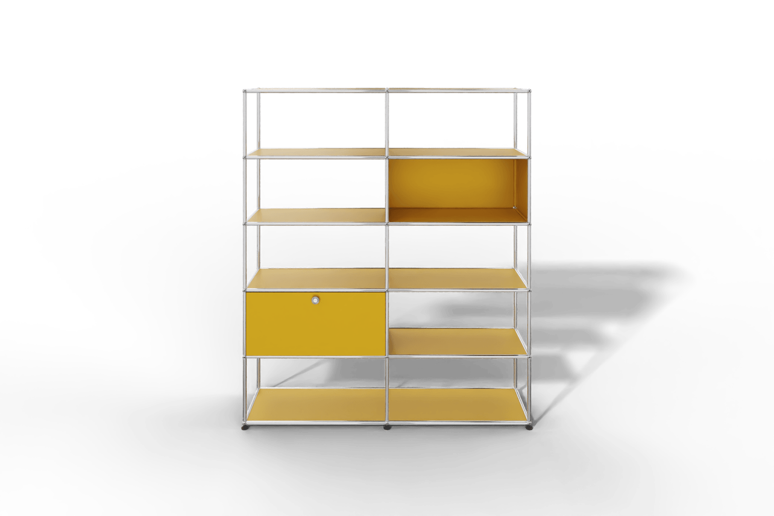 USM Haller Regalwand, offene und geschlossene Fächer kombiniert Produktbild