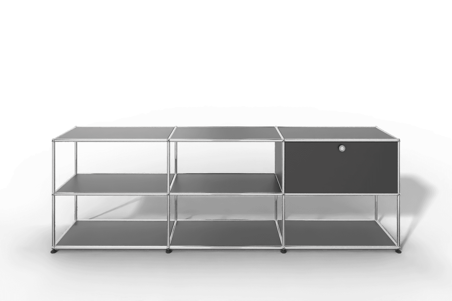 USM Haller Sideboard offen mit einer Klapptüre Produktbild