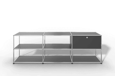 USM Haller Sideboard offen mit einer Klapptüre Produktbild