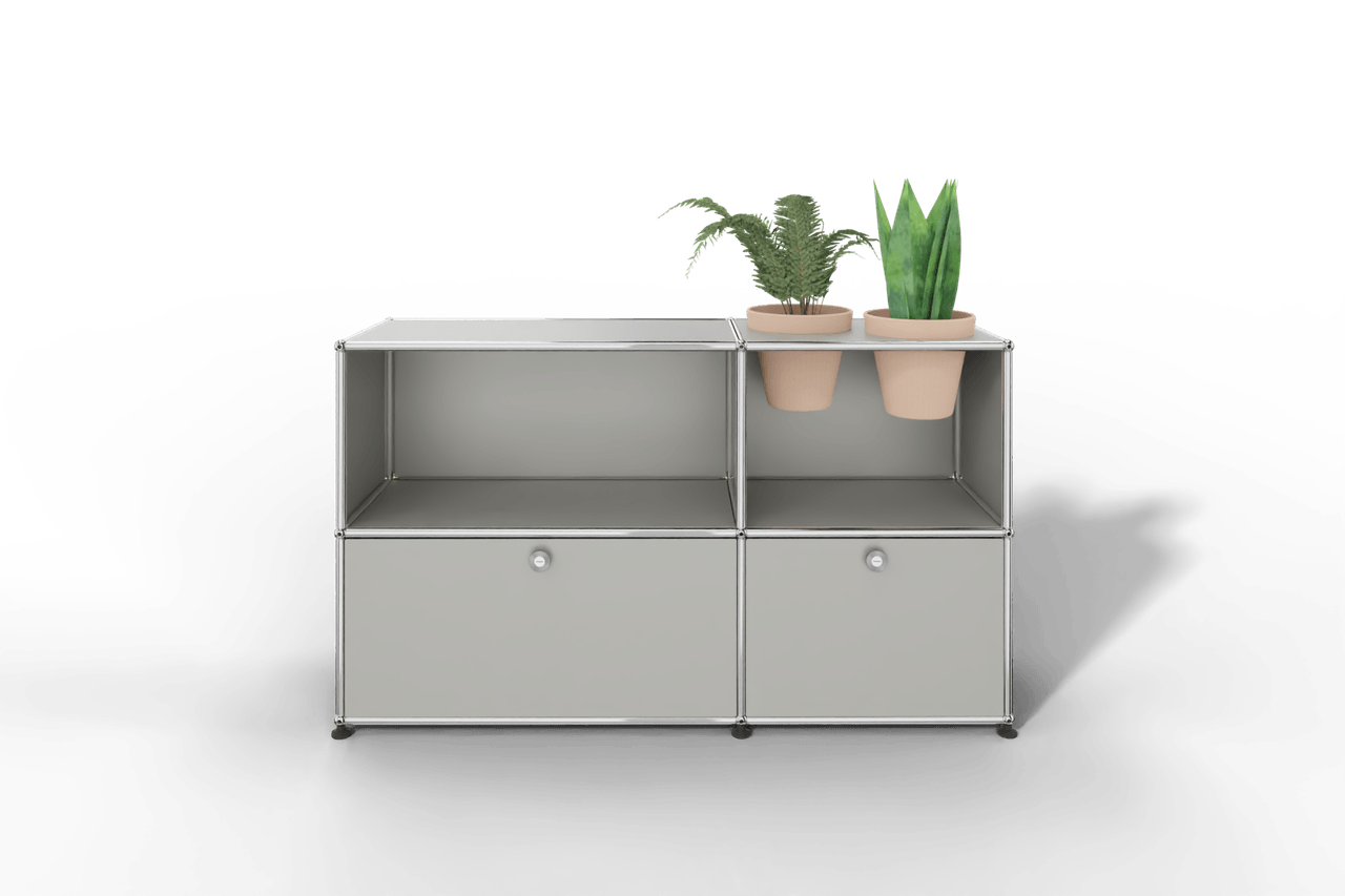 USM Haller Sideboard mit Klapptüren und Pflanzeneinsatz Produktbild