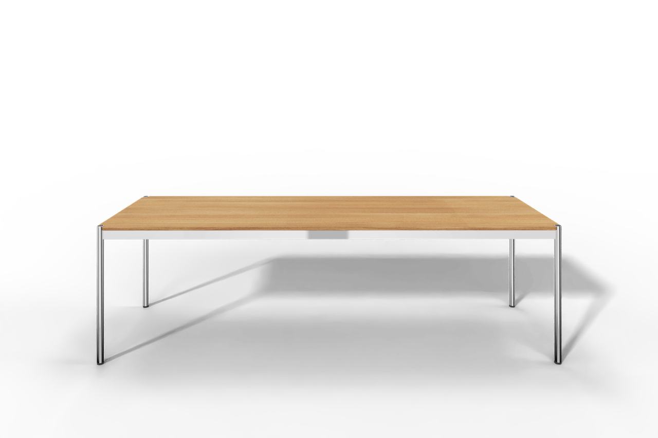 USM Haller Tisch, Tiefe 750 mm, Holz furniert, geölt / lackiert, Oberfläche wählbar, Länge wählbar Produktbild