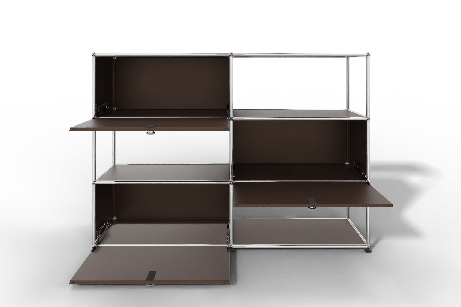 USM Haller Highboard/Raumteiler, 3 offene Elemente, 3 Klapptüren Produktbild