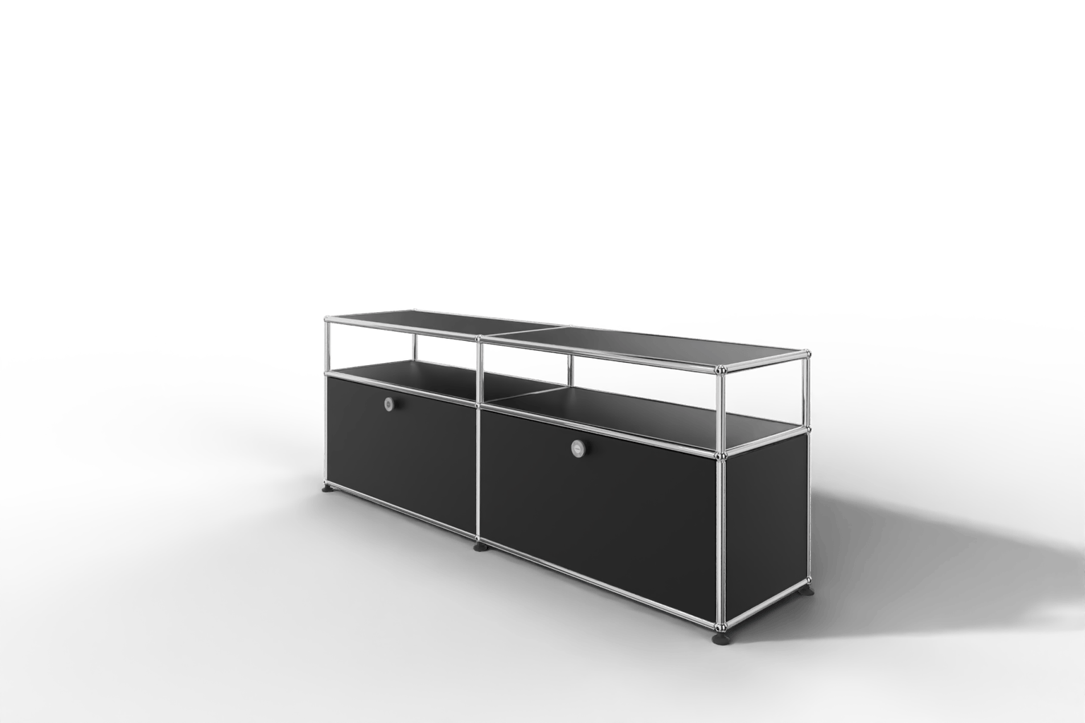 USM Haller Lowboard, mit 2 Klapptüren, von Paul Schärer & Fritz Haller Produktbild