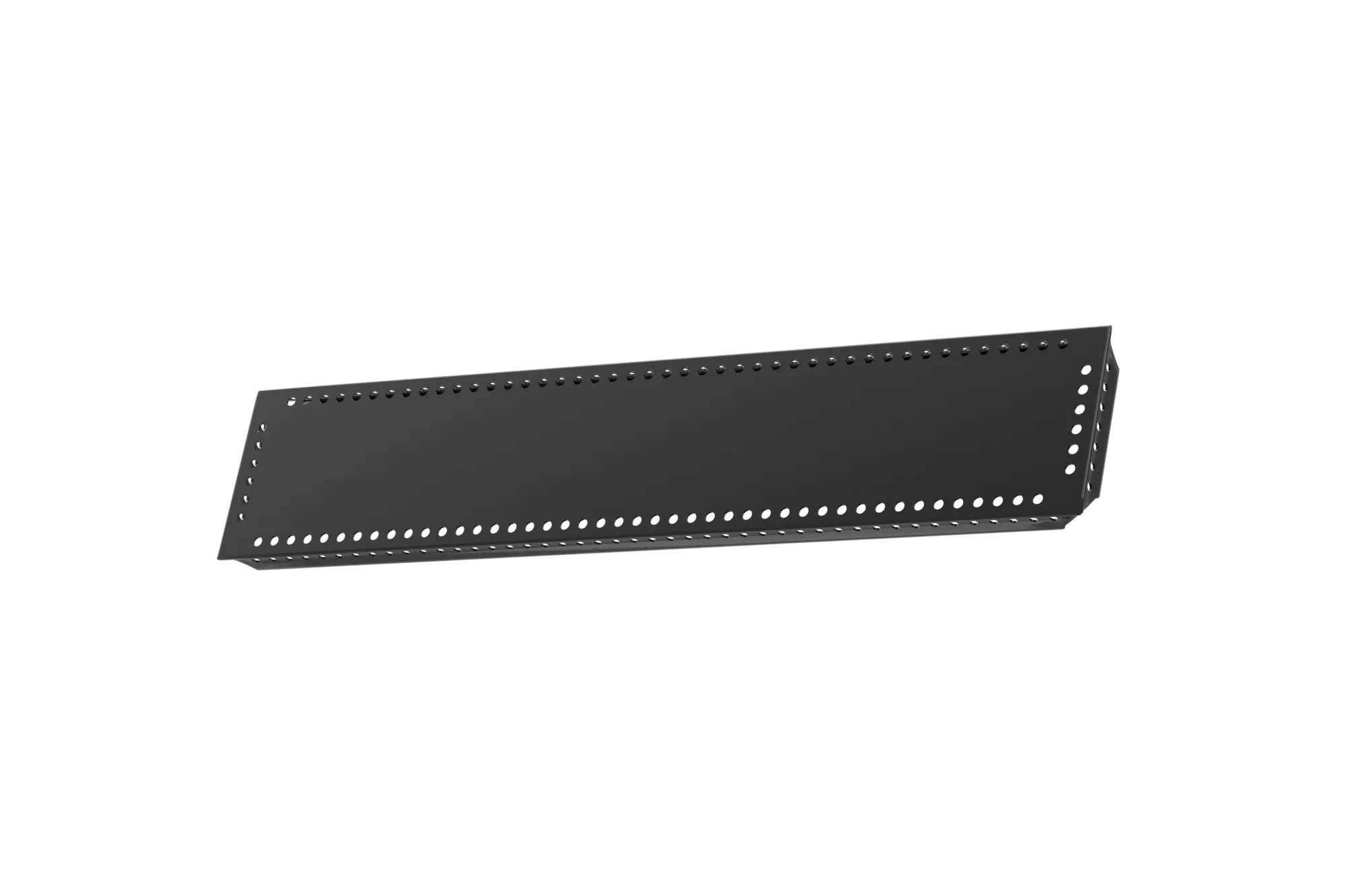 USM Haller Tablar Gelocht Graphitschwarz 500x100 Produktbild