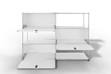 USM Haller Highboard/Raumteiler, 3 offene Elemente, 3 Klapptüren Produktbild