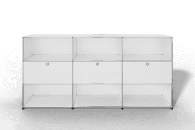 USM Haller Highboard mit 3 Klapptüren und 6 offenen Fächern Produktbild
