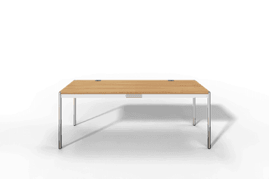 USM Haller Tisch Plus,Tiefe 750 mm, Oberfläche Holz furniert Produktbild