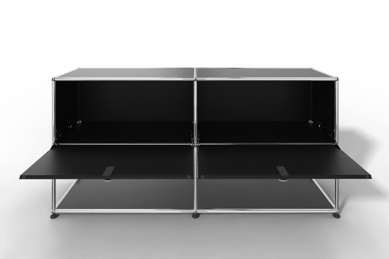 USM Haller Sideboard, 2 Klapptüren, untere Ebene offen Produktbild