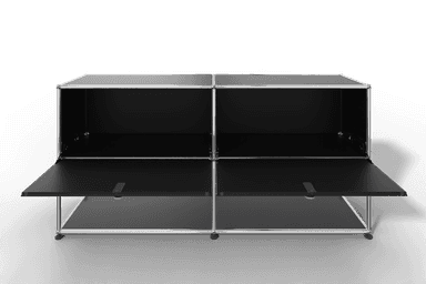 USM Haller Sideboard, 2 Klapptüren, untere Ebene offen Produktbild