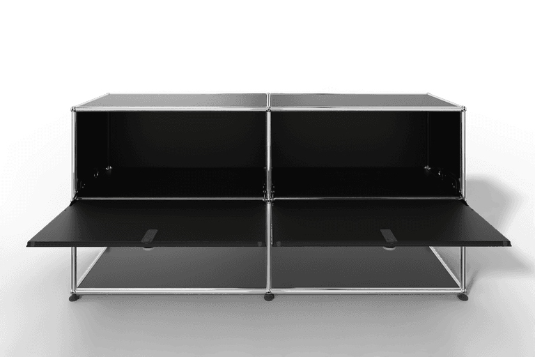 USM Haller Sideboard, 2 Klapptüren, untere Ebene offen Produktbild