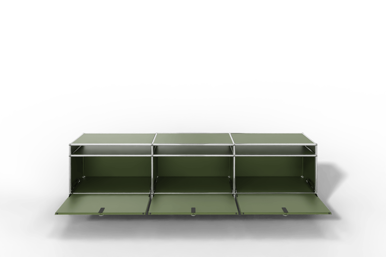 USM Haller TV-Lowboard, von Paul Schärer & Fritz Haller Produktbild