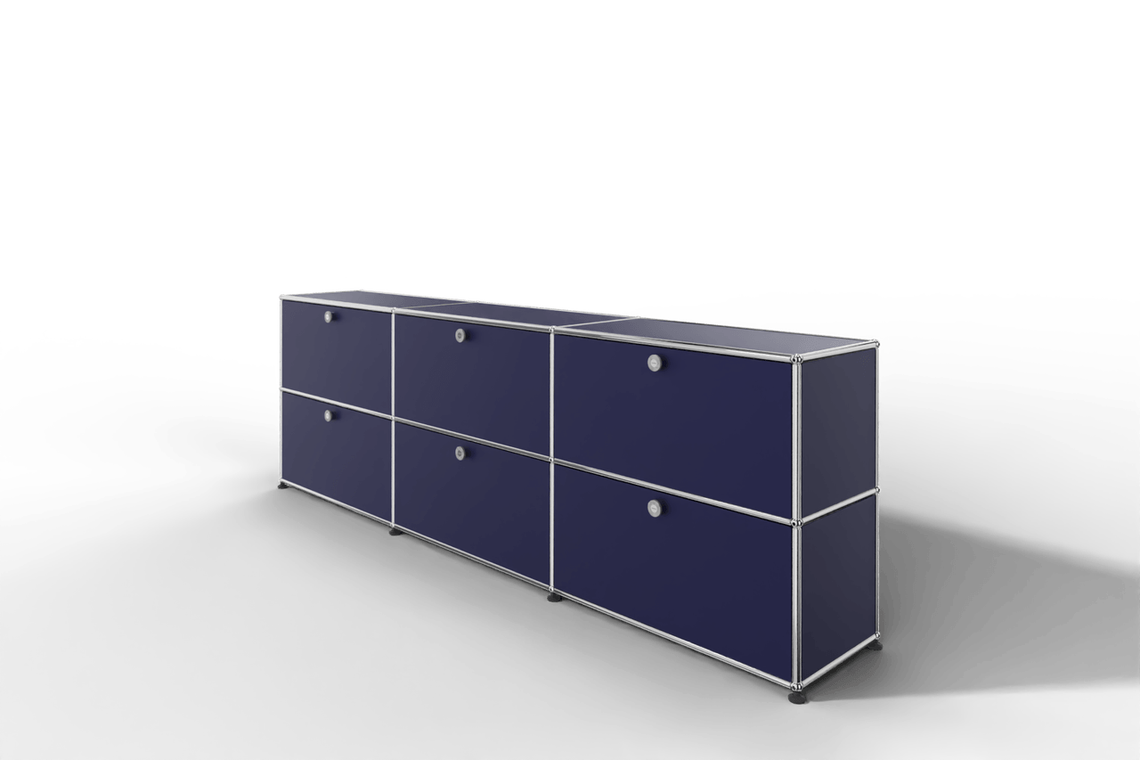 USM Haller Sideboard, mit 6 Klapptüren, von Paul Schärer & Fritz Haller Produktbild
