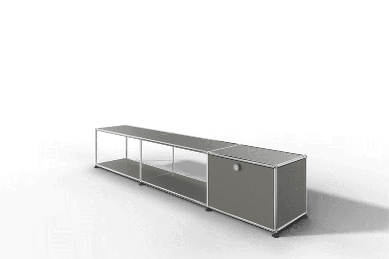 USM Haller Lowboard, mit 1 Klapptüre, von Paul Schärer & Fritz Haller Produktbild