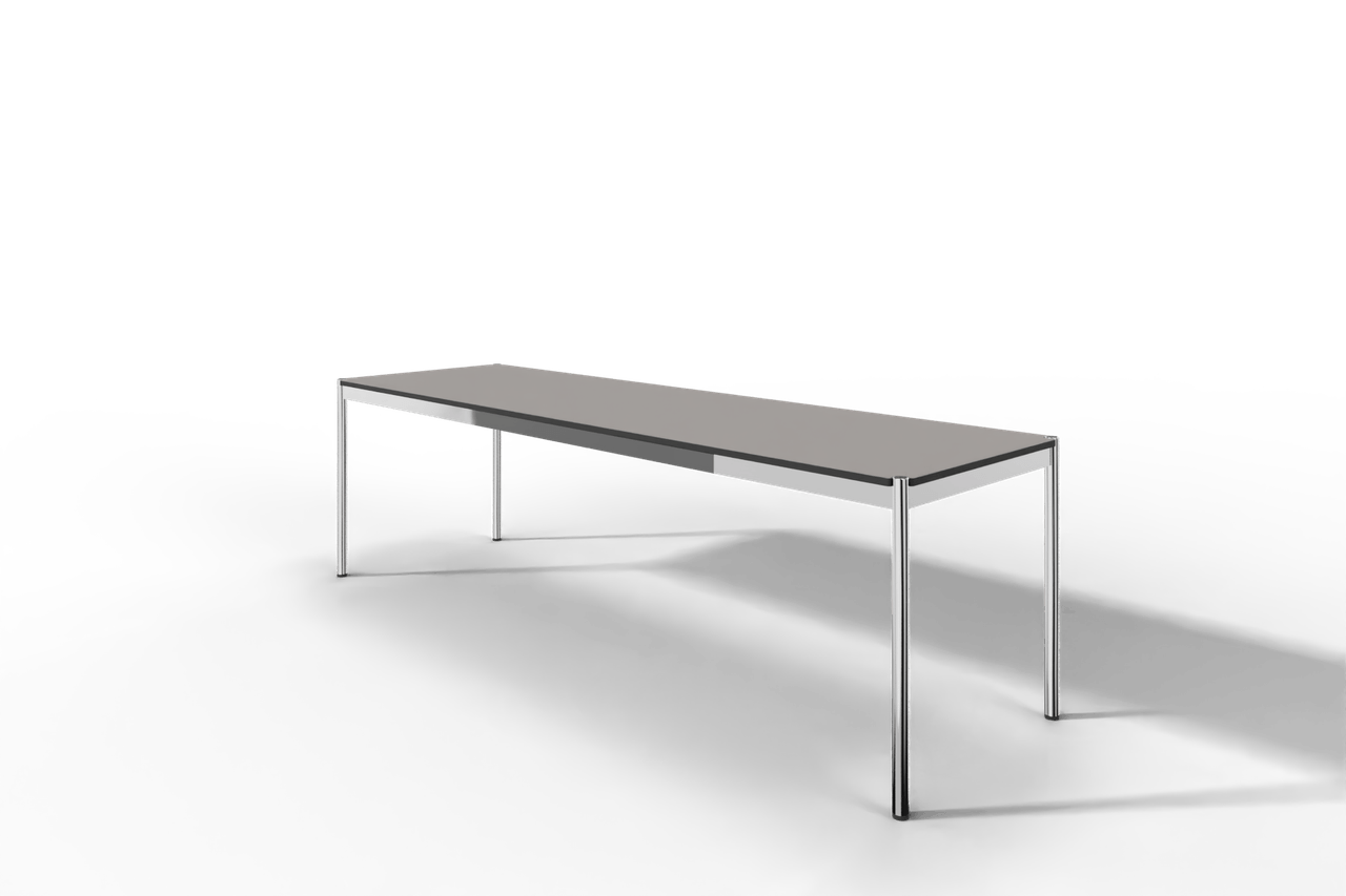 USM Haller Tisch, Tiefe 750 mm, in Fenix, aus 3 Farben wählbar, Tischlänge wählbar Produktbild