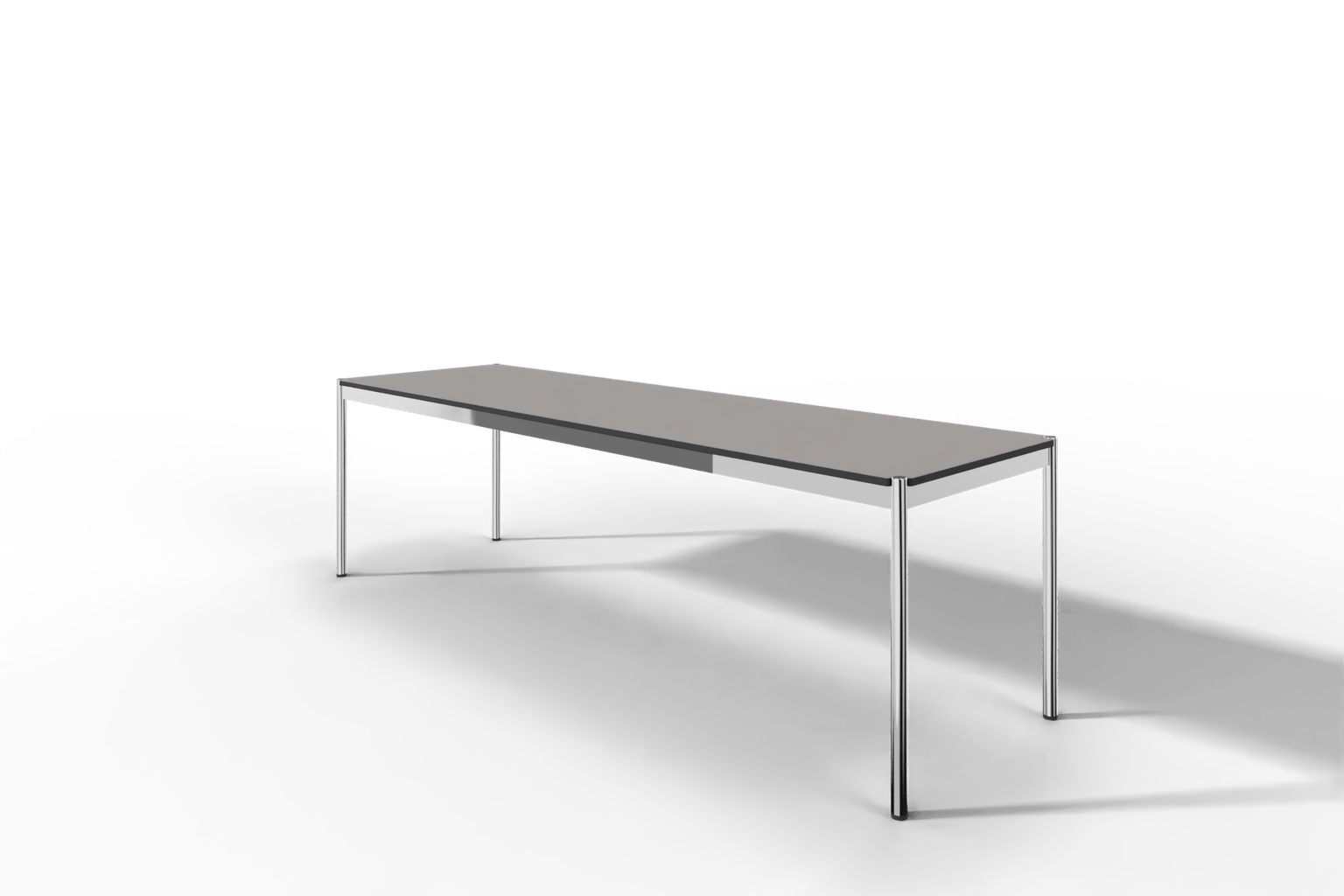 USM Haller Tisch, Tiefe 750 mm, in Fenix, aus 3 Farben wählbar, Tischlänge wählbar Produktbild