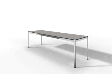 USM Haller Tisch, Tiefe 750 mm, in Fenix, aus 3 Farben wählbar, Tischlänge wählbar Produktbild