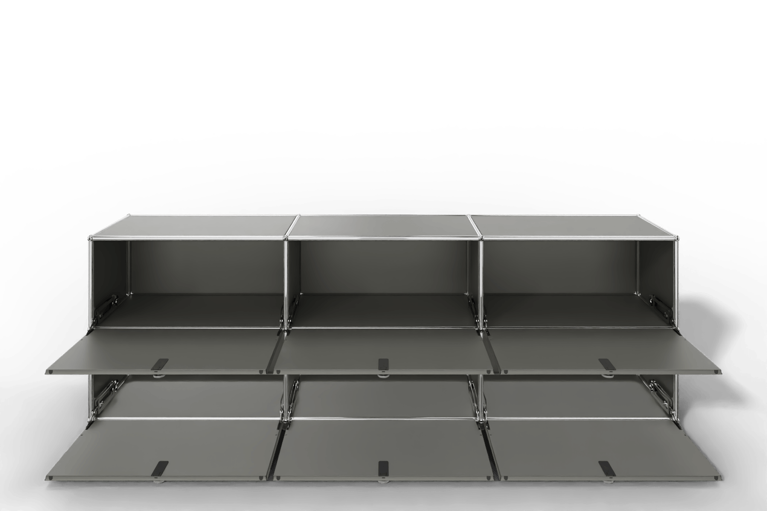 USM Haller Sideboard, mit 6 Klapptüren, von Paul Schärer & Fritz Haller Produktbild