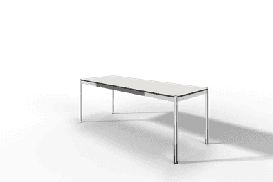 USM Haller Tisch, Tiefe 750 mm, in Fenix, aus 3 Farben wählbar, Tischlänge wählbar Produktbild