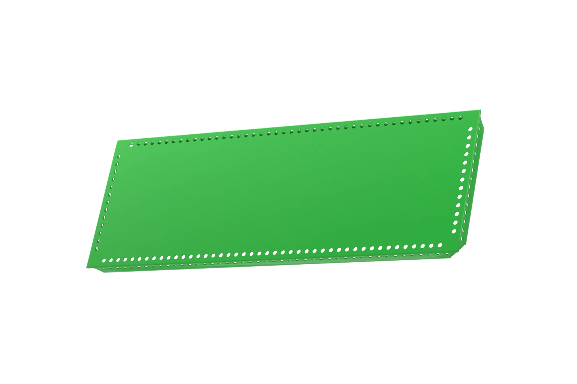 USM Haller Tablar Gelocht Grün 500x175 Produktbild