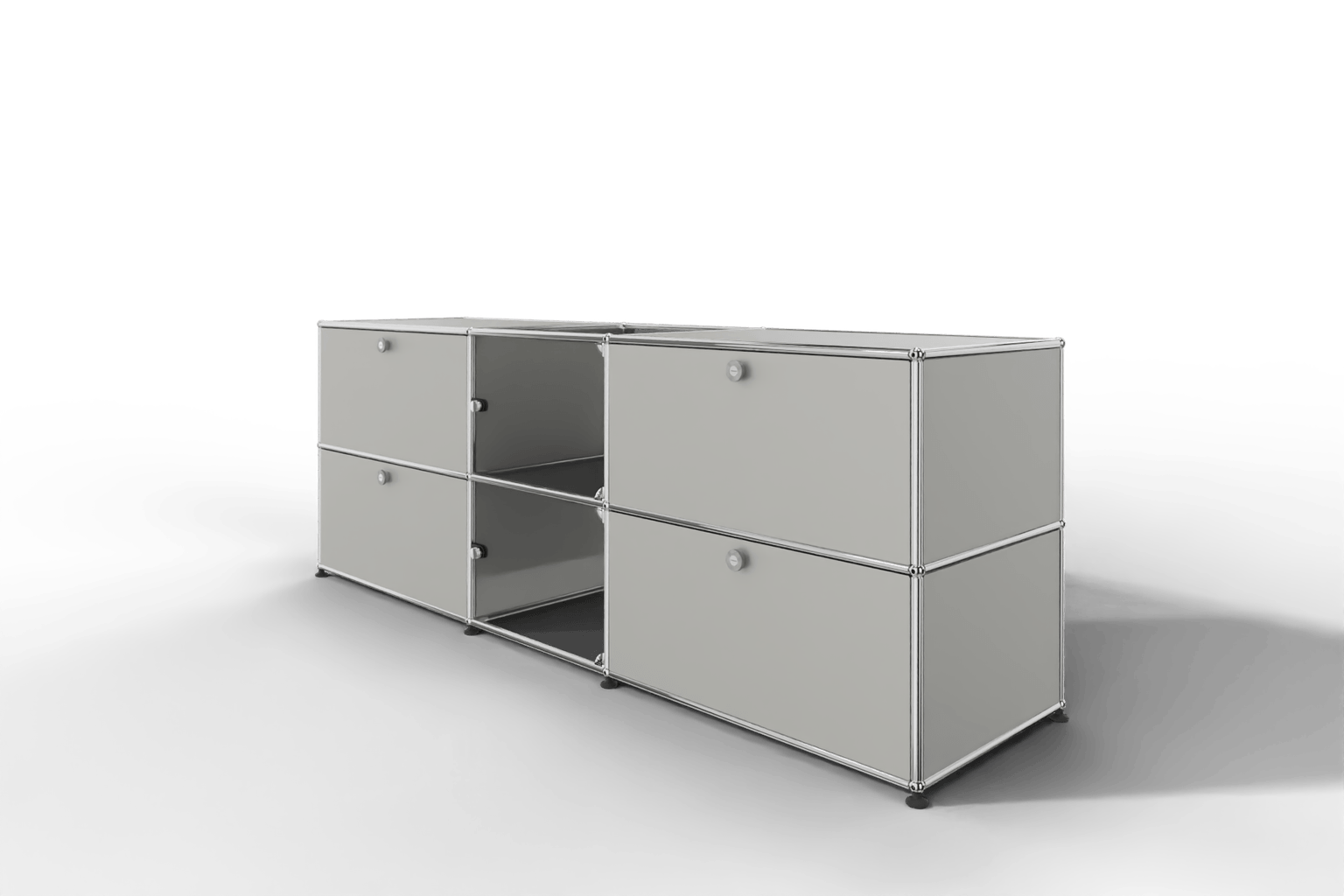 USM Haller Sideboard mit Vitrinen-Element Produktbild