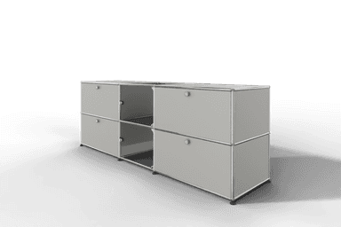 USM Haller Sideboard mit Vitrinen-Element Produktbild