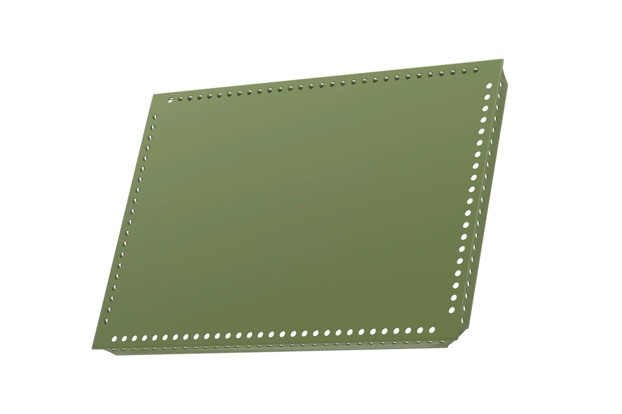 USM Haller Tablar Gelocht Olivgrün 250x350 Produktbild