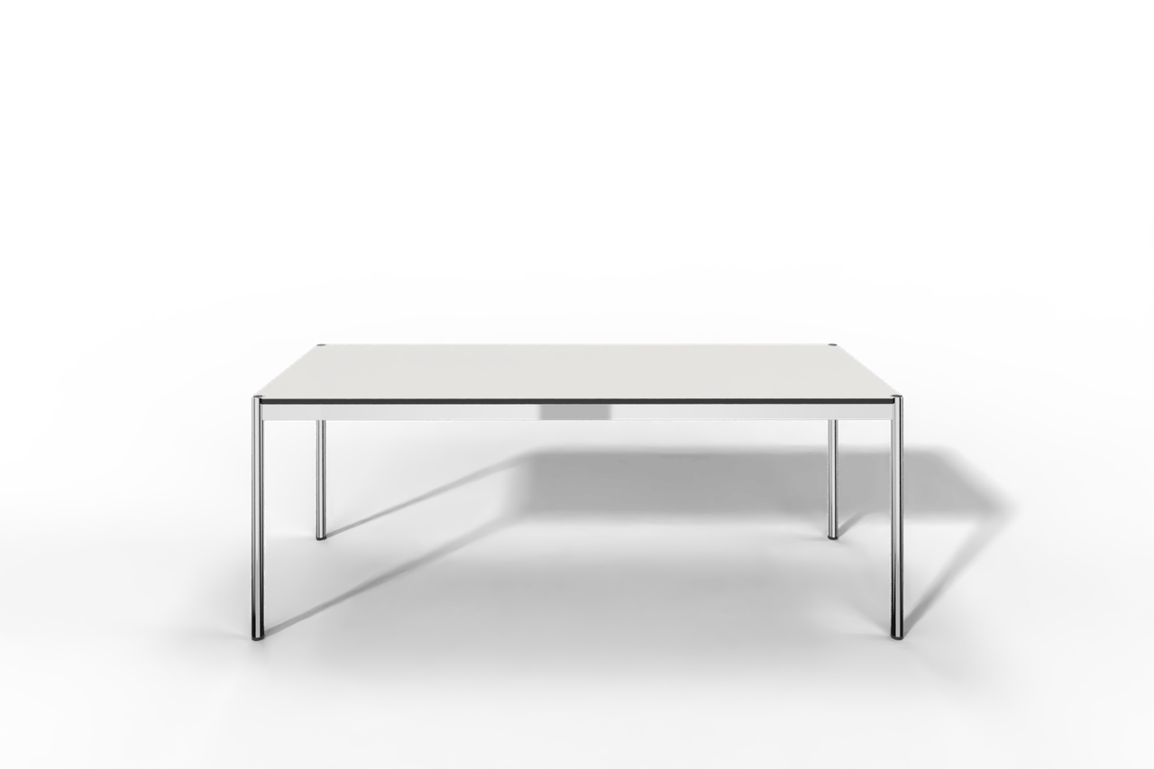 USM Haller Tisch, Tiefe 750 mm, in Fenix, aus 3 Farben wählbar, Tischlänge wählbar Produktbild