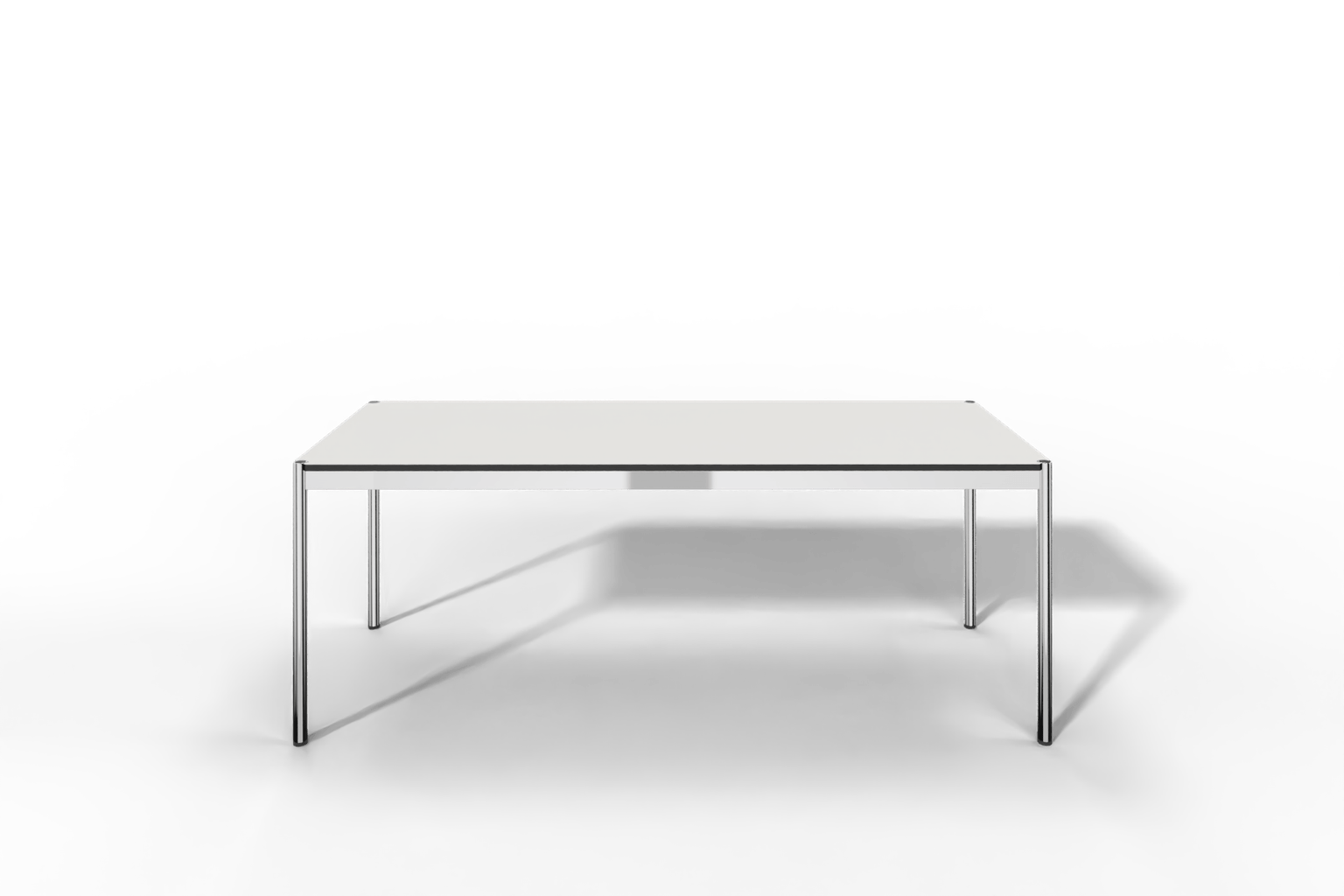 USM Haller Tisch, Tiefe 750 mm, in Fenix, aus 3 Farben wählbar, Tischlänge wählbar Produktbild