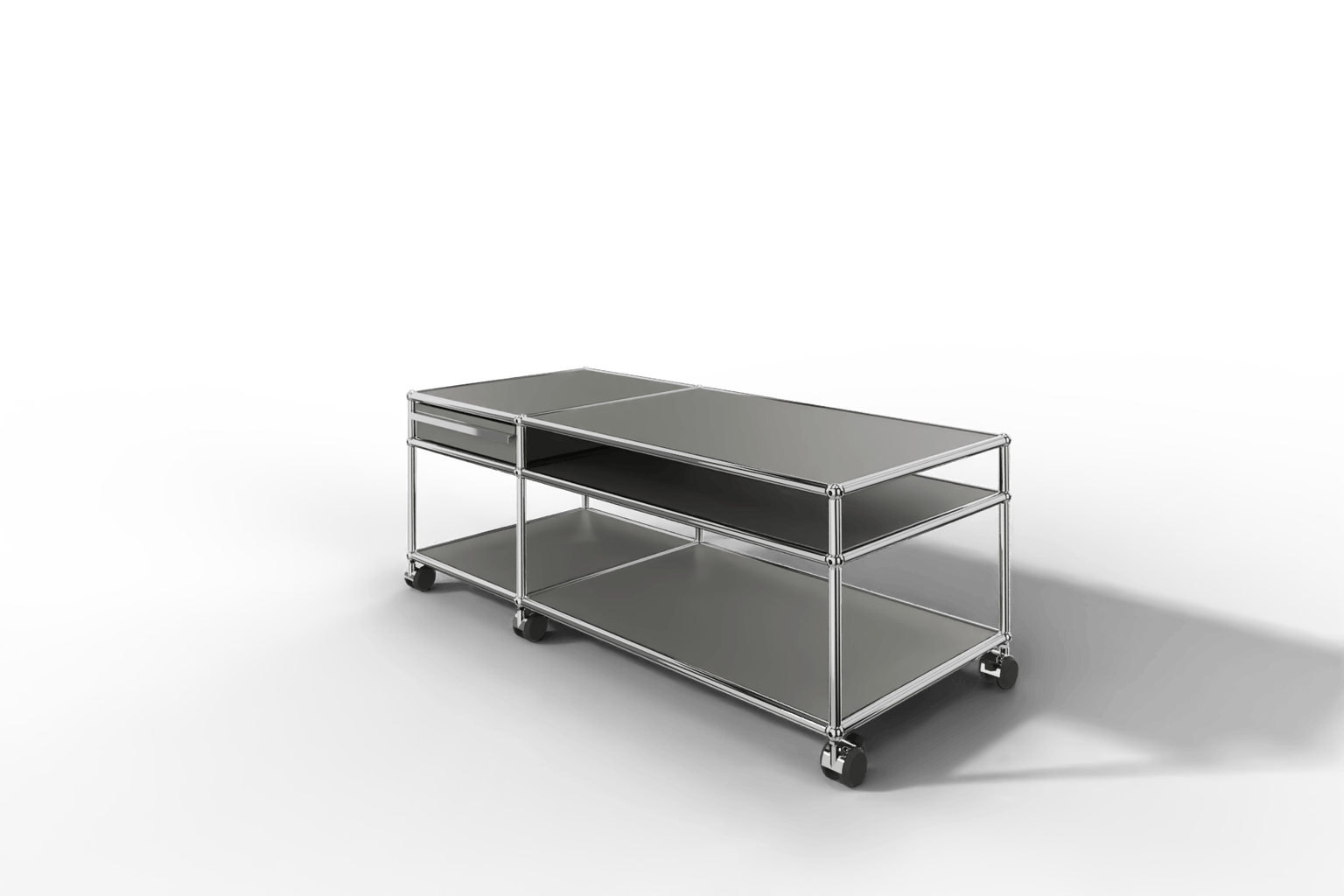 Couchtisch mit Schublade und offenem Fach Produktbild