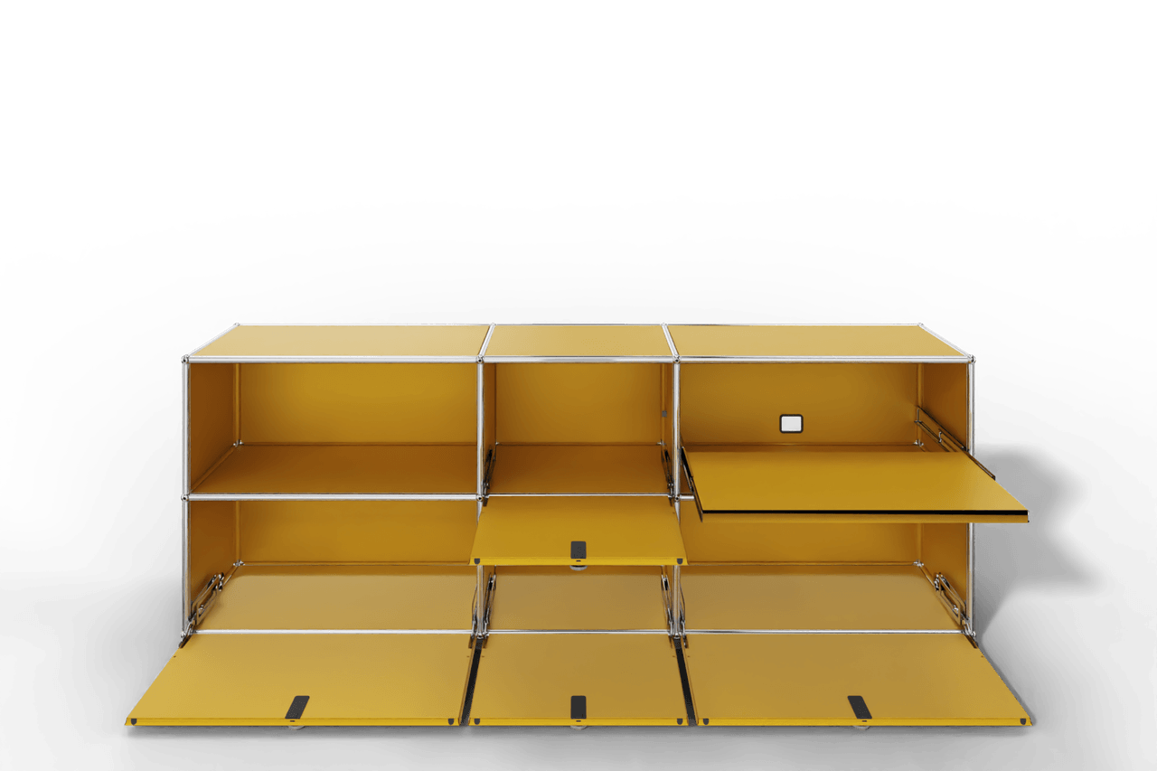 USM Haller Sideboard, 4 Klapptüren, 1 Ausziehtablar Produktbild