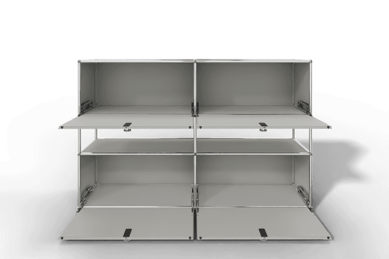 USM Haller Highboard mit 4 Klapptüren und offener Ebene Produktbild