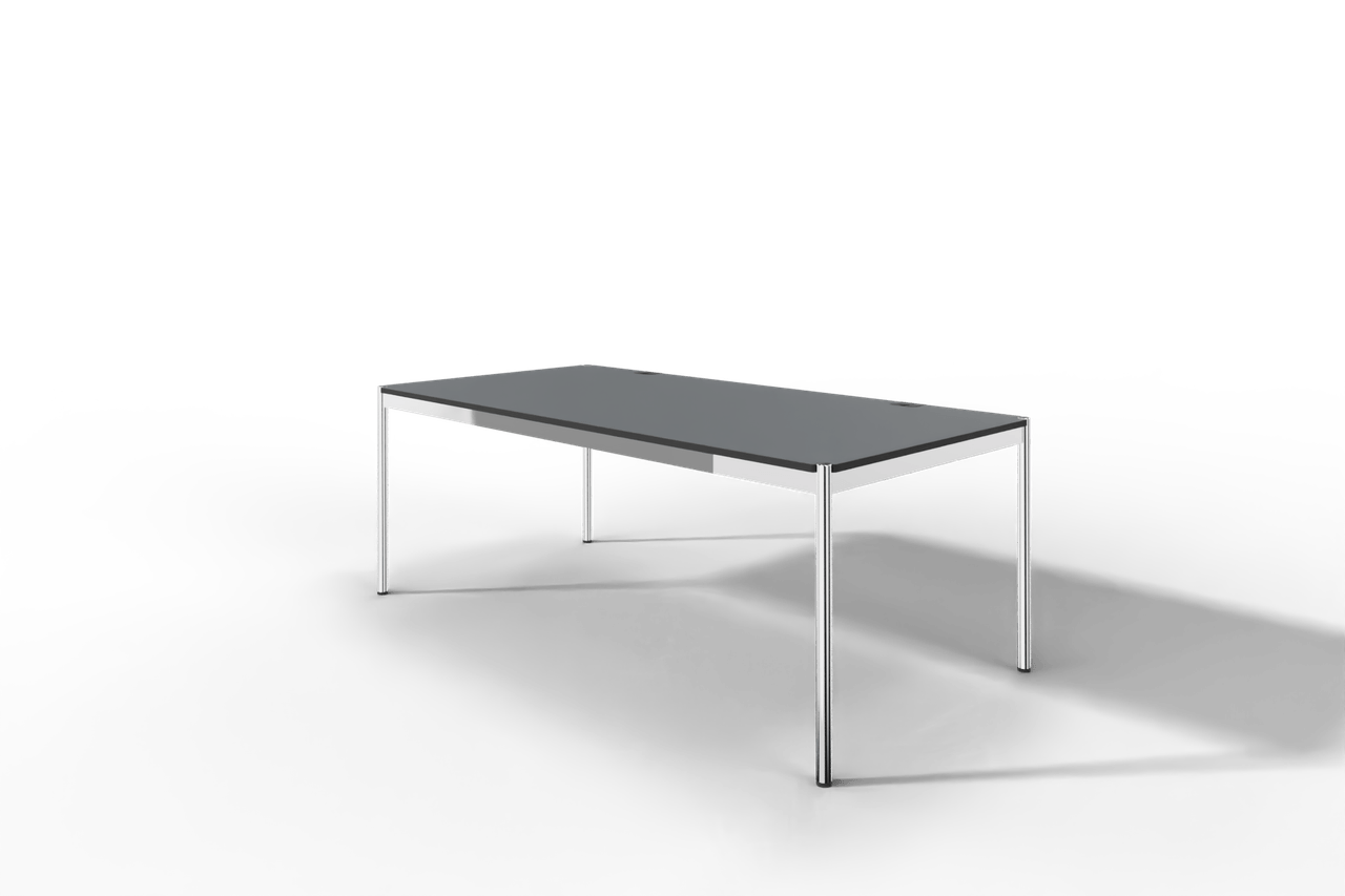 USM Haller Tisch Plus,Tiefe 1000 mm, Oberfläche Linoleum Produktbild