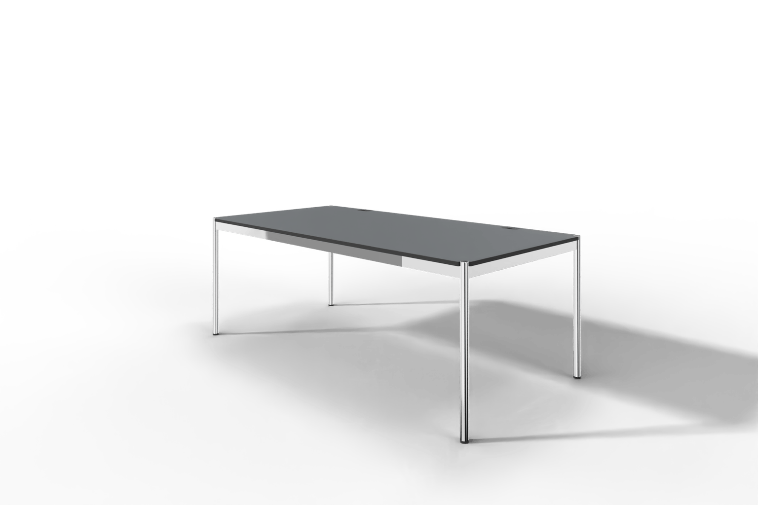 USM Haller Tisch Plus,Tiefe 1000 mm, Oberfläche Linoleum Produktbild