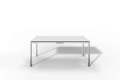 USM Haller Tisch, Tiefe 750 mm, in Fenix, aus 3 Farben wählbar, Tischlänge wählbar Produktbild
