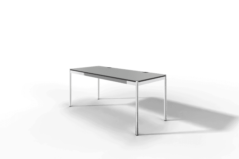USM Haller Tisch Plus,Tiefe 750 mm, Oberfläche Kunstharz Produktbild