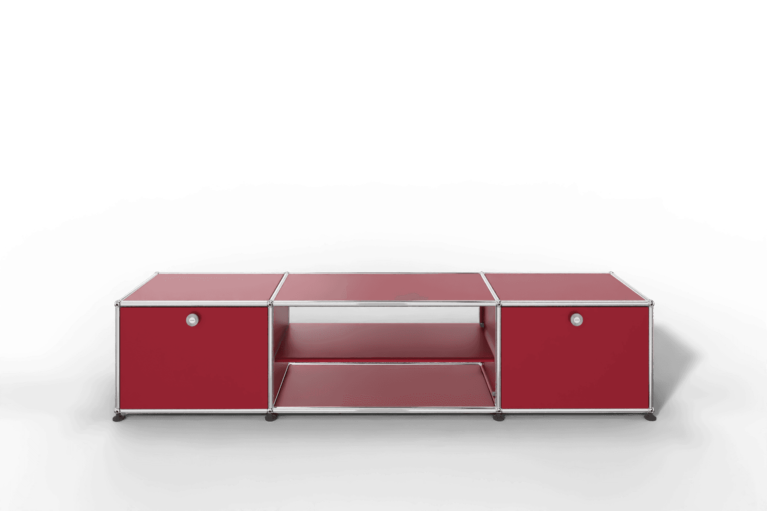 USM Haller TV-Lowboard mit Mittelteil und Zwischentablar Produktbild