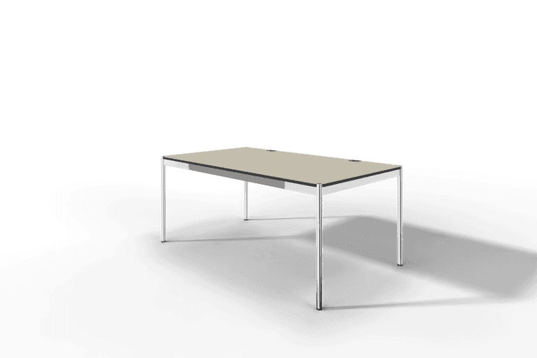 USM Haller Tisch Plus,Tiefe 1000 mm, Oberfläche Linoleum Produktbild
